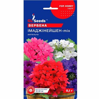 Насіння квітів Вербена Імаджинейшн мікс F1 0,1 г (GL SEEDS) 4823096907871 фото