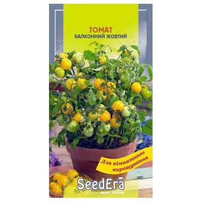 Насіння томату Балконний жовтий F1 ,0,1 г(Seedera) 4823073726426 фото