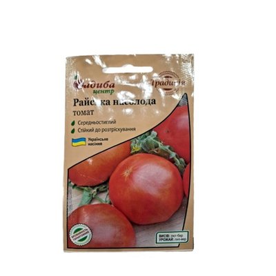 Насіння томату Райська насолода , 0,1 г (Традиція) 4820189021247 фото