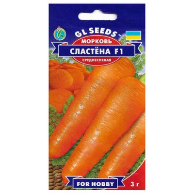Насіння моркви Ласунка 3 г (GL SEEDS) 4823096901954 фото