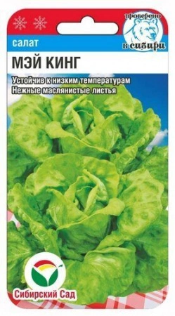 Салат Мэй Кинг 0,5 гр Сиб Сад Салат Мэй Кинг 0,5 г (Сиб Сад) — изображение 1