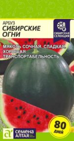 Арбуз Сибирские Огни 1 г (Семена Алтая)