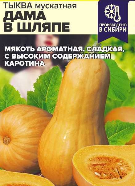Тыква Дама в Шляпе 1 г (Семена Алтая)
