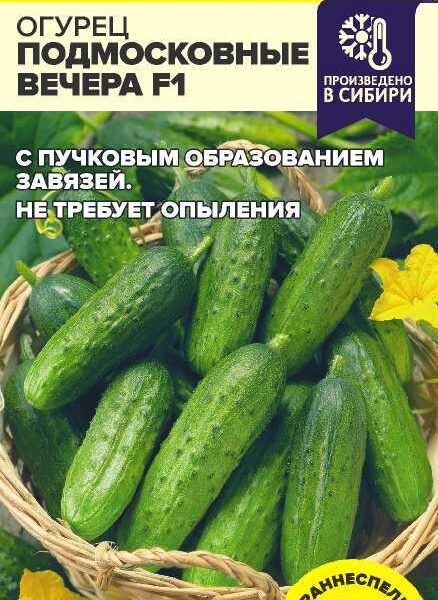 Огурец Подмосковные Вечера F1 5 шт (Семена Алтая)